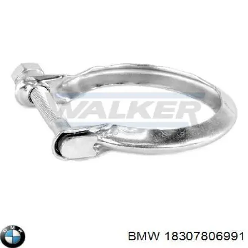 Do koszyka 18307806991 BMW Obejma zaciskowa kolektora wydechowego