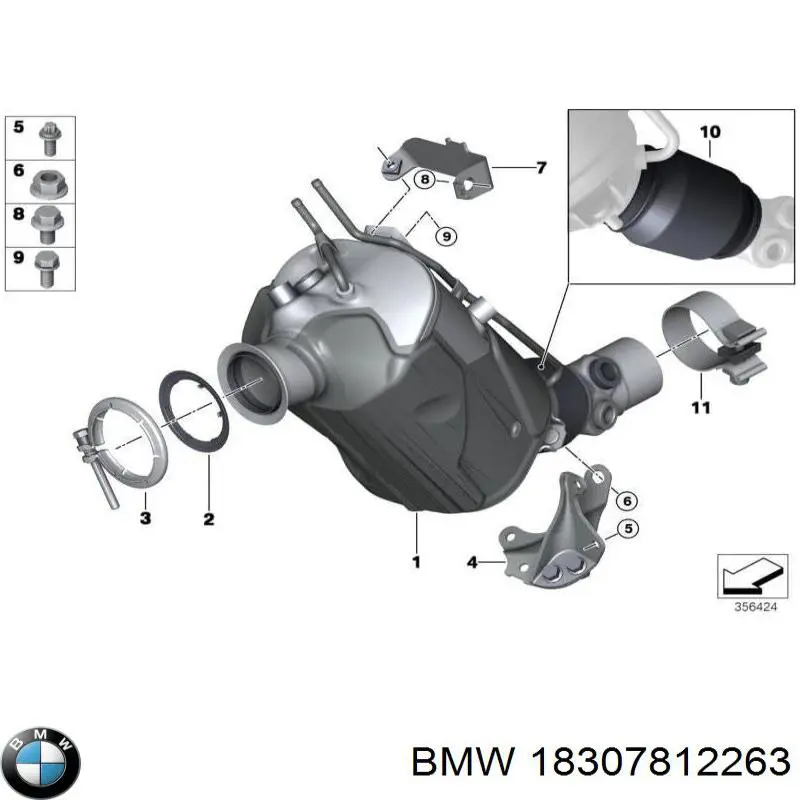 Łącznik elastyczny wydechu BMW 18307812263 cena, od 65,66 USD