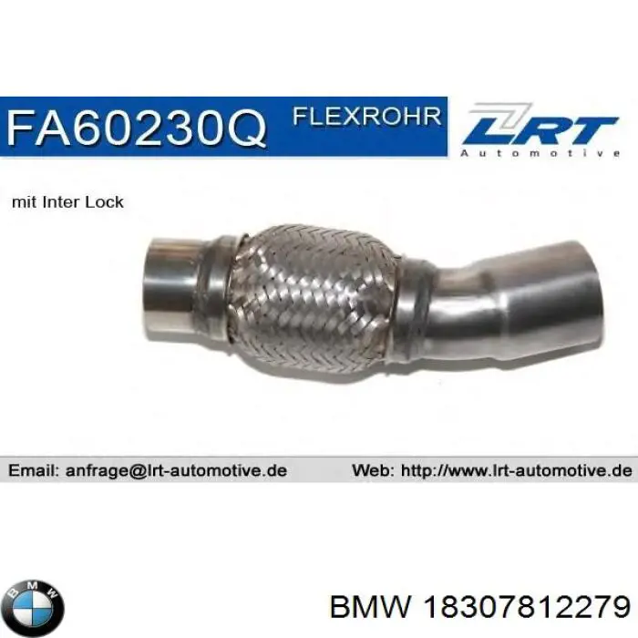 Do koszyka 18307812279 BMW Filtr cząstek stałych układu wydechowego