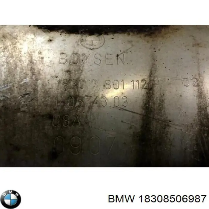 Do koszyka Tłumik, tylna część BMW X5  E70