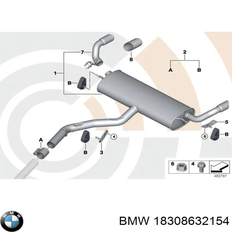 Silniczek sterujący klapą recyrkulacji powietrza BMW 18308632154 cena, od 80,00 USD