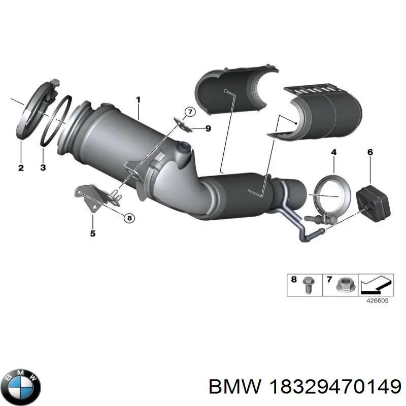 Konwerter-katalizator Mini Cooper hatchback (F56) (2013 - 2026) cena, od 1011,41 USD