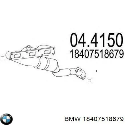 Do koszyka 18407518679 BMW Konwerter-katalizator