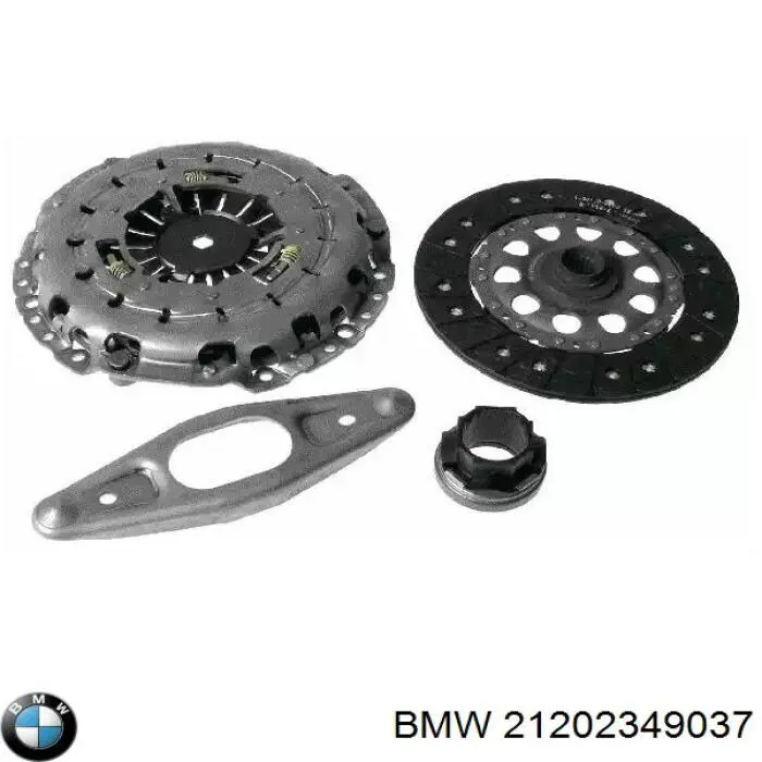 Zestaw sprzęgła (3 części) BMW 21202349037 cena, od 153,23 USD