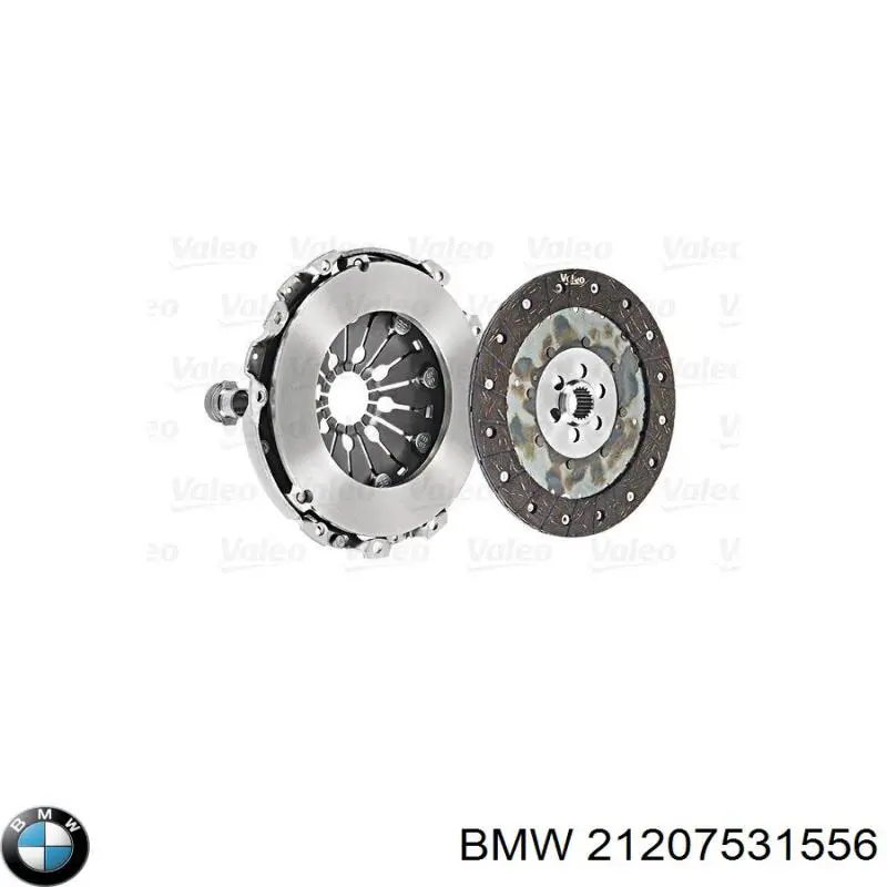Zestaw sprzęgła (3 części) BMW 21207531556 cena, od 300,49 USD