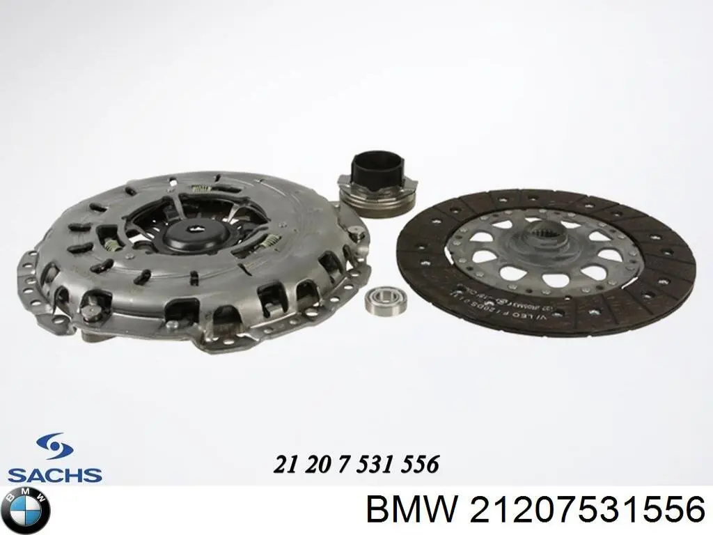 21207531556 BMW Zestaw sprzęgła (3 części)