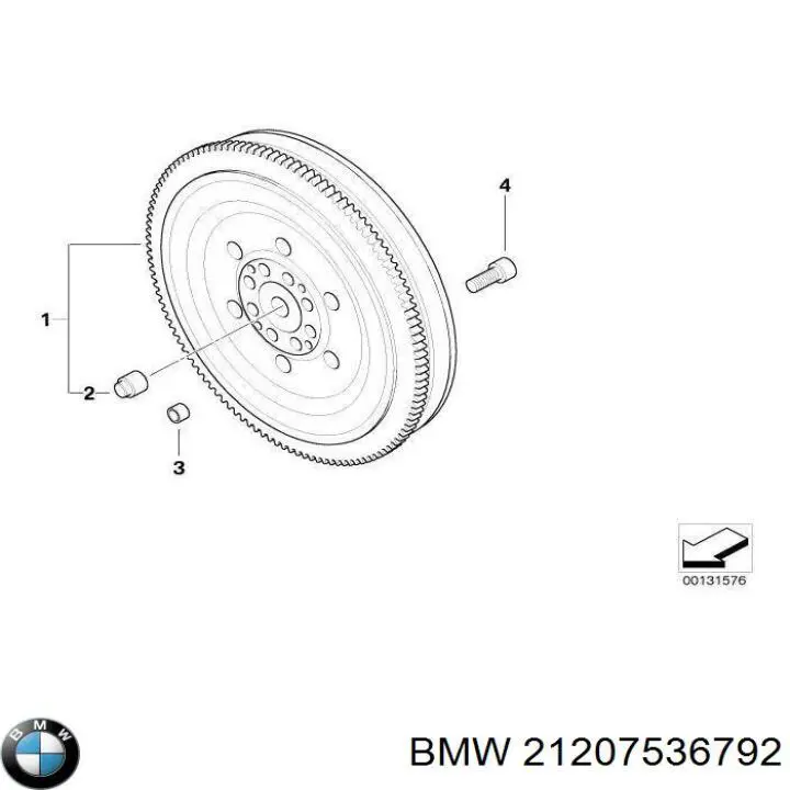 Do koszyka 21207536792 BMW Łożysko wyciskowe (oporowe) wału sprzęgłowego