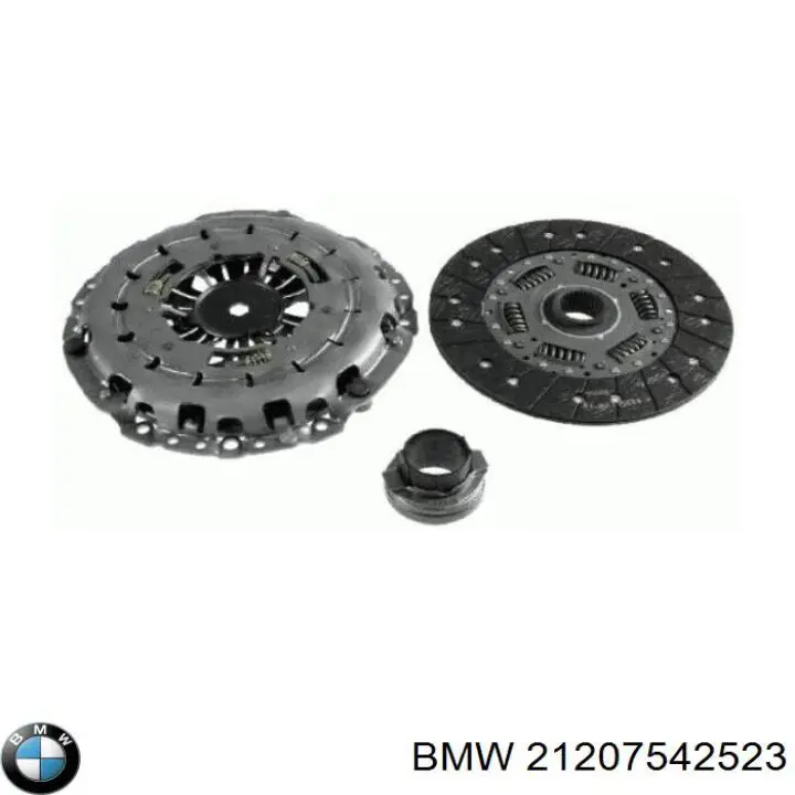 21207542523 BMW zestaw sprzęgła (3 części)