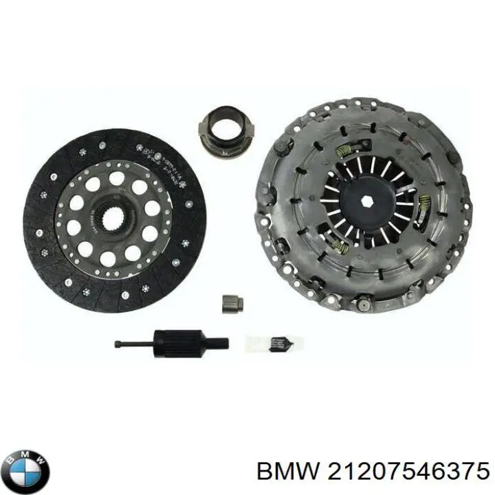 21207546375 BMW zestaw sprzęgła (3 części)