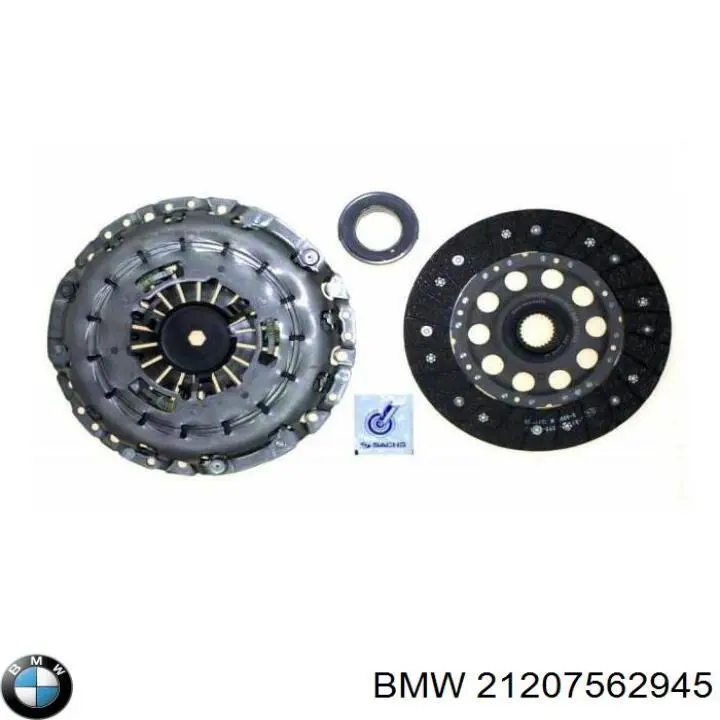 21207562945 BMW zestaw sprzęgła (3 części)