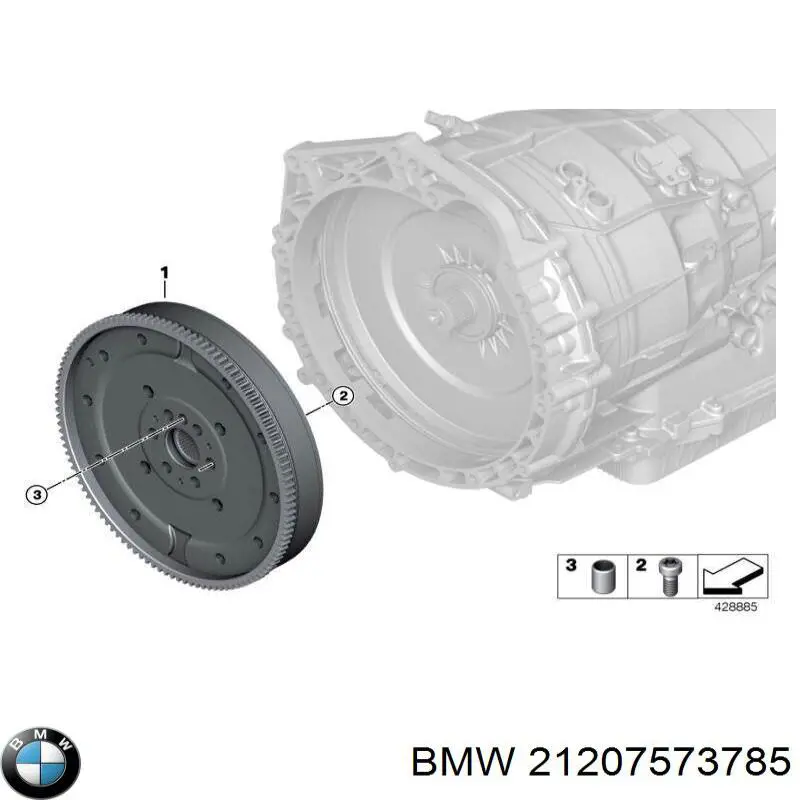 Do koszyka 21207573785 BMW Koło zamachowe silnika
