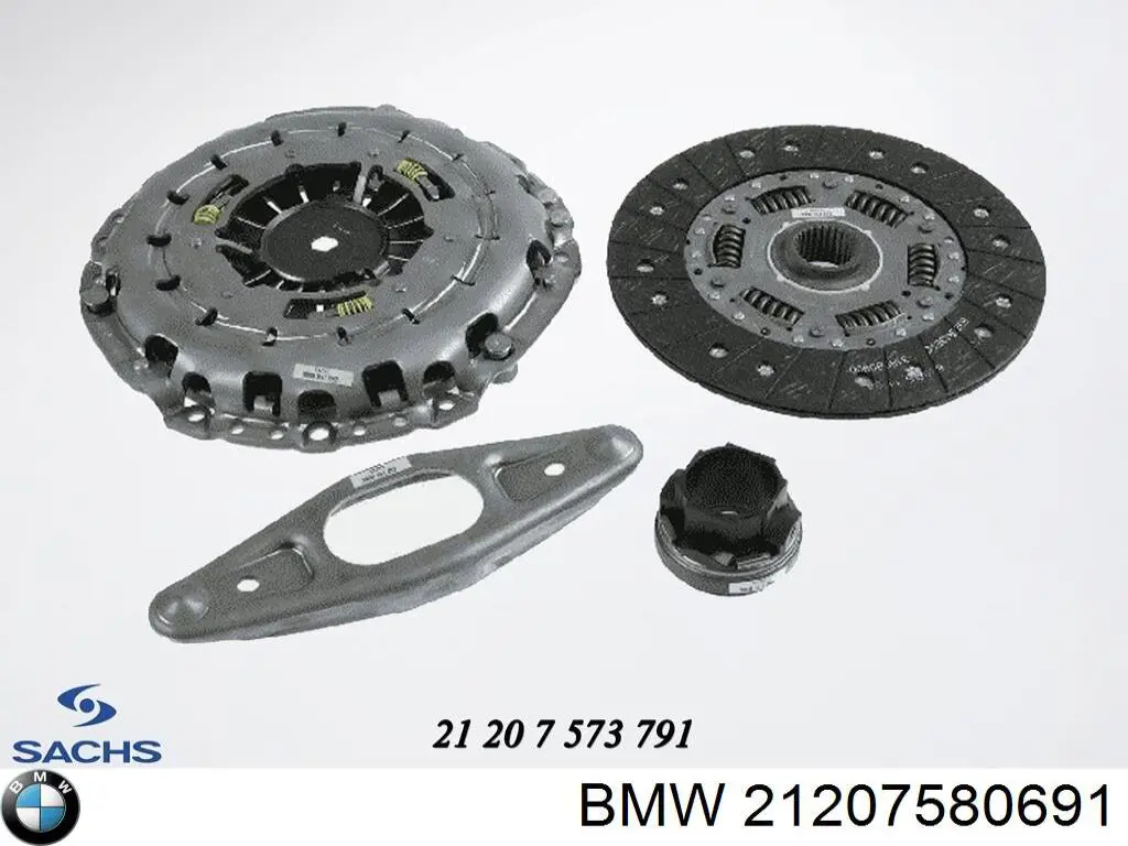 Zestaw sprzęgła (3 części) BMW 21207580691 cena, od 612,86 USD