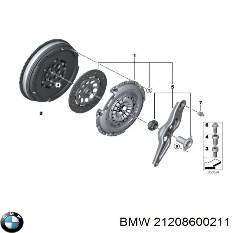 21208600211 BMW Koło zamachowe silnika