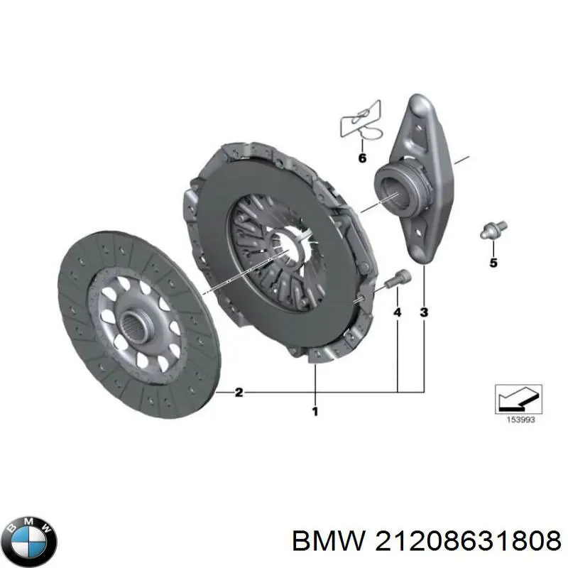 Zestaw sprzęgła (3 części) do BMW 5 (F10)