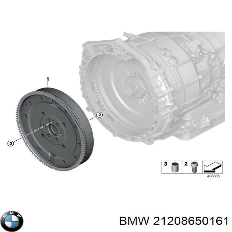 21208650161 BMW Koło zamachowe silnika