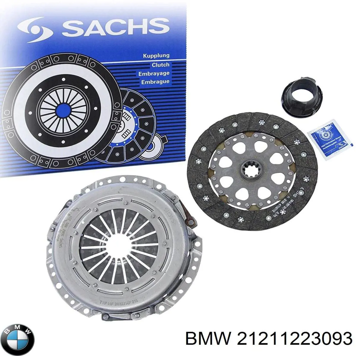Zestaw sprzęgła (3 części) BMW 21211223093 cena, od 100,45 USD