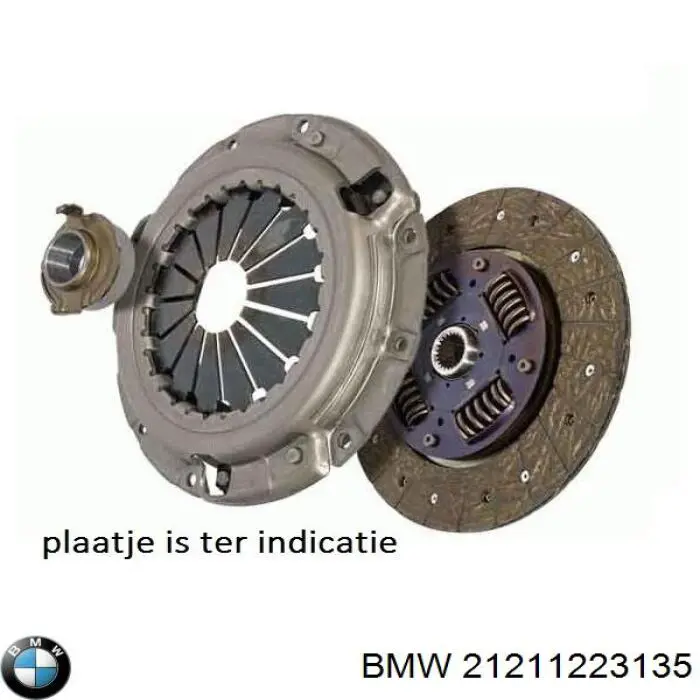 Do koszyka 21211223135 BMW Zestaw sprzęgła (3 części)