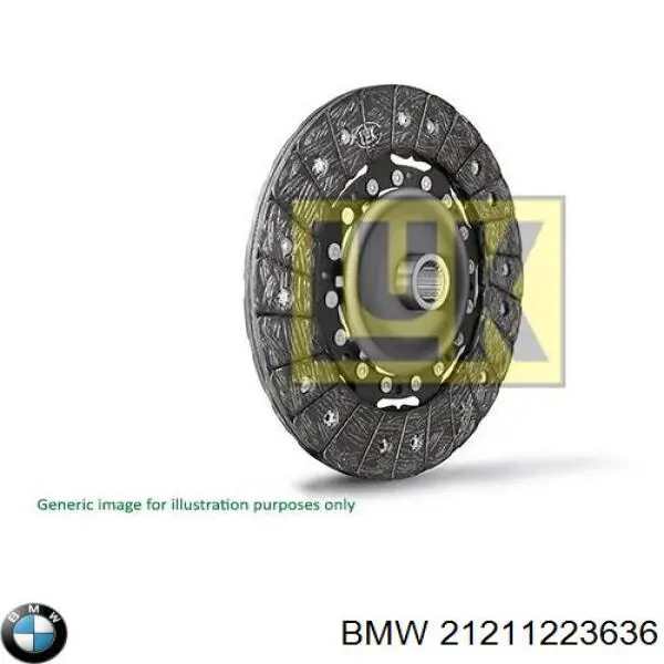 Do koszyka 21211223636 BMW Tarcza sprzęgła