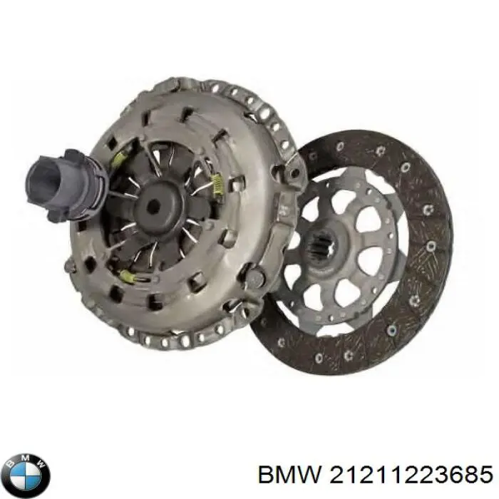 21211223685 BMW zestaw sprzęgła (3 części)