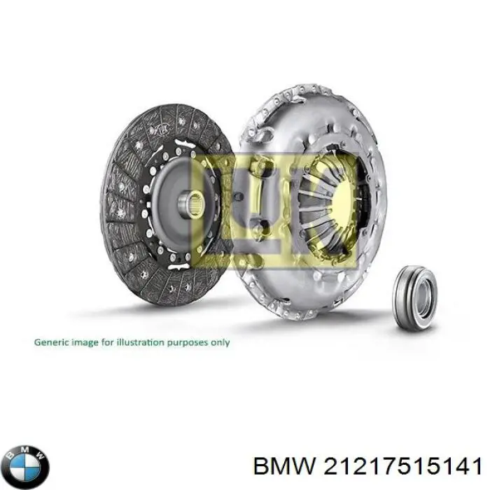 21217515141 BMW Zestaw sprzęgła (3 części)