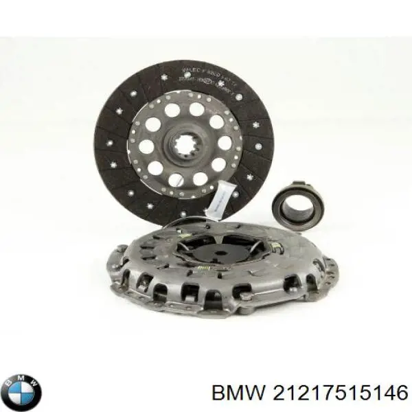 Zestaw sprzęgła (3 części) 21217515146 BMW