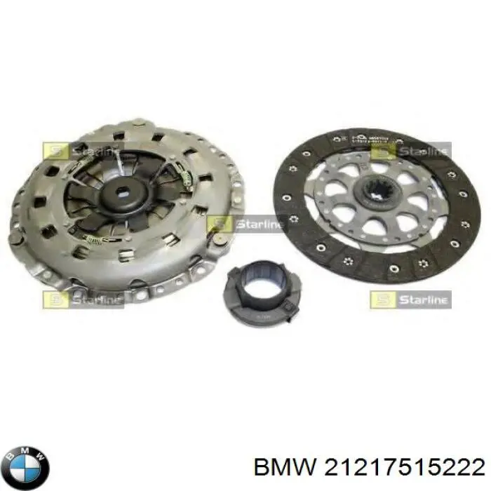 21217515222 BMW zestaw sprzęgła (3 części)