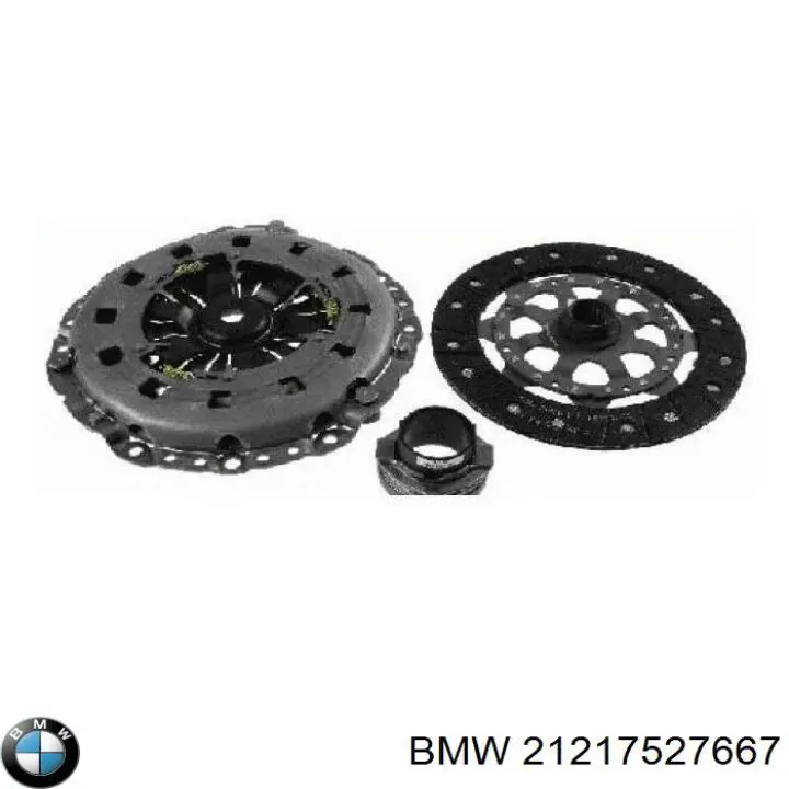 Zestaw sprzęgła (3 części) BMW 21217527667 cena, od 263,35 USD