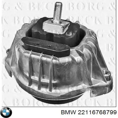 Do koszyka 22116768799 BMW Poduszka (podpora) silnika lewa