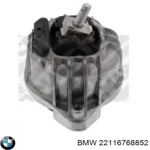 Poduszka (podpora) silnika prawa BMW 22116768852 cena, od 69,90 USD