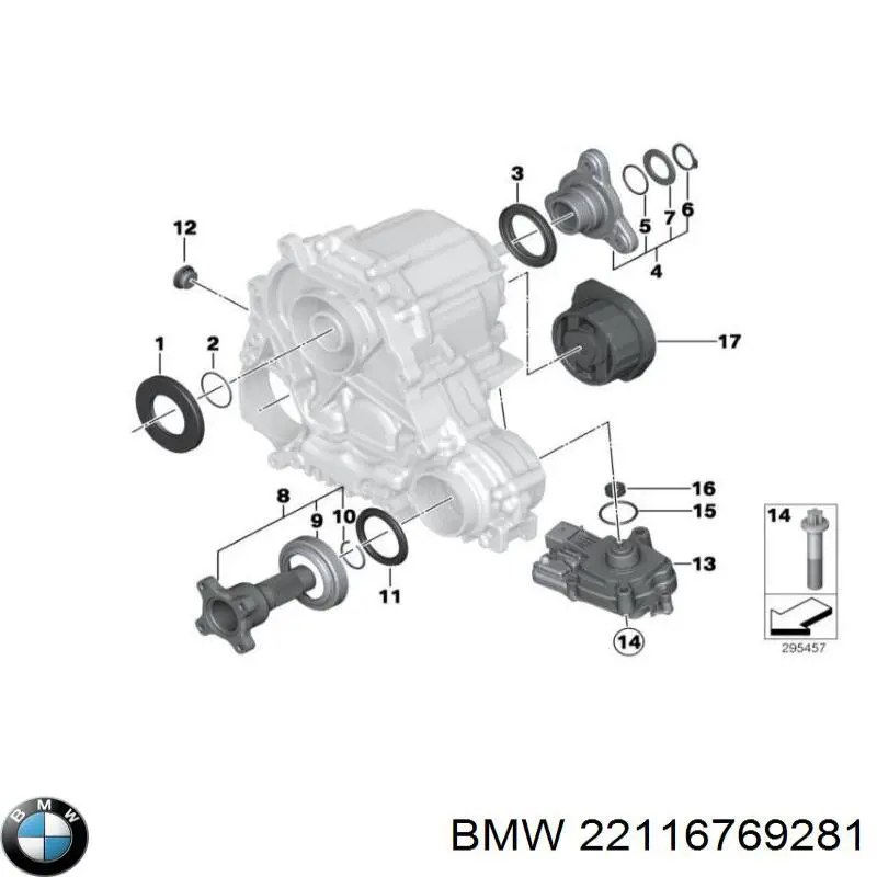 Do koszyka 22116769281 BMW Belka mocowania skrzyni biegów