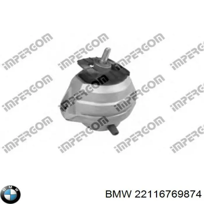 Poduszka (podpora) silnika prawa 22116769874 BMW