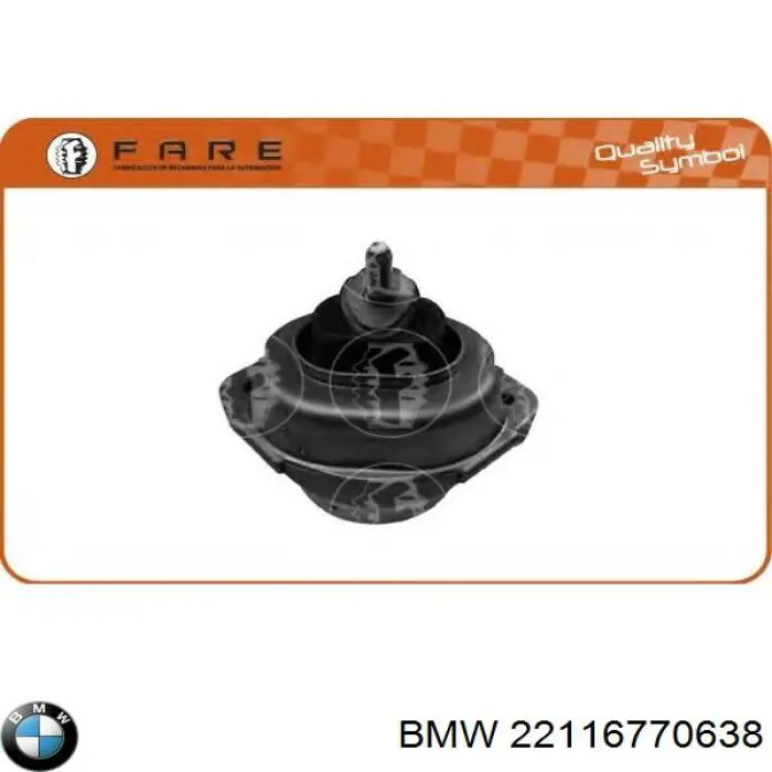 Do koszyka 22116770638 BMW Poduszka (podpora) silnika lewa/prawa