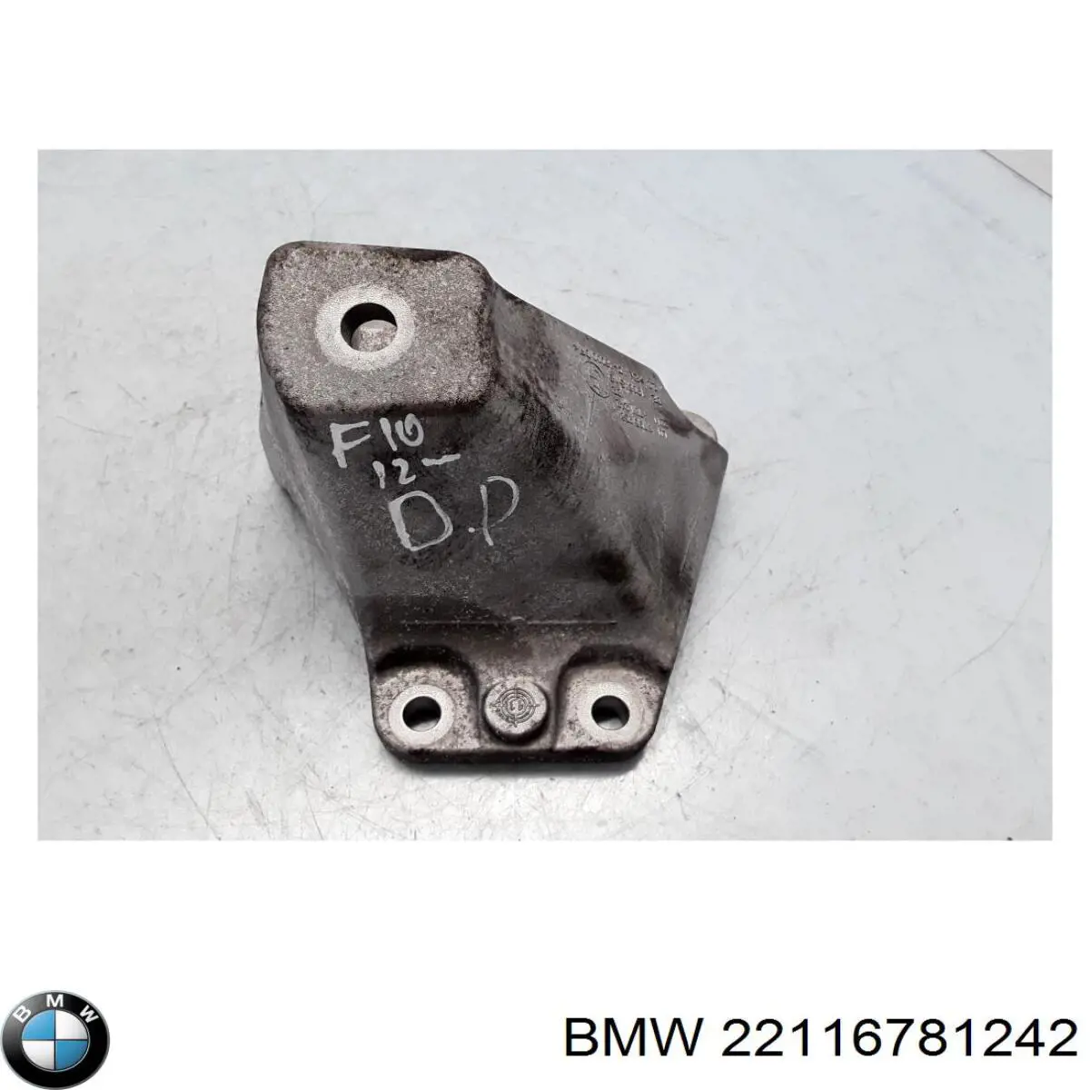 Do koszyka 22116781242 BMW Wspornik prawej poduszki (podpory) silnika
