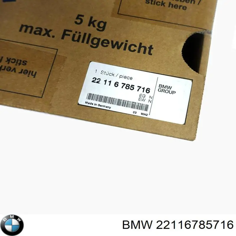 Poduszka (podpora) silnika prawa BMW 22116785716 cena, od 89,94 USD
