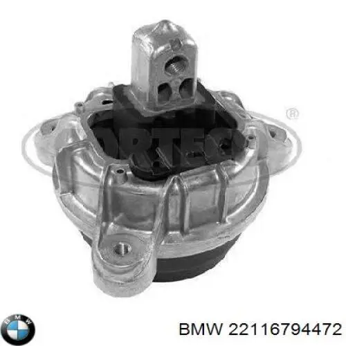 Poduszka (podpora) silnika prawa 22116794472 BMW