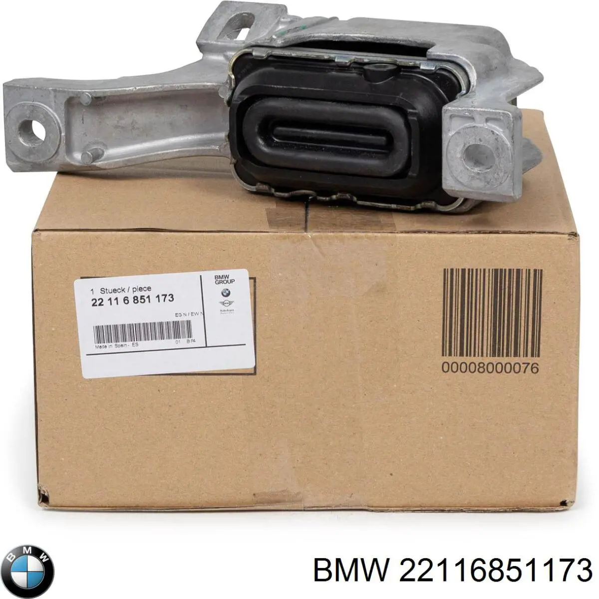 Poduszka (podpora) silnika prawa BMW 22116851173 cena, od 220,94 USD