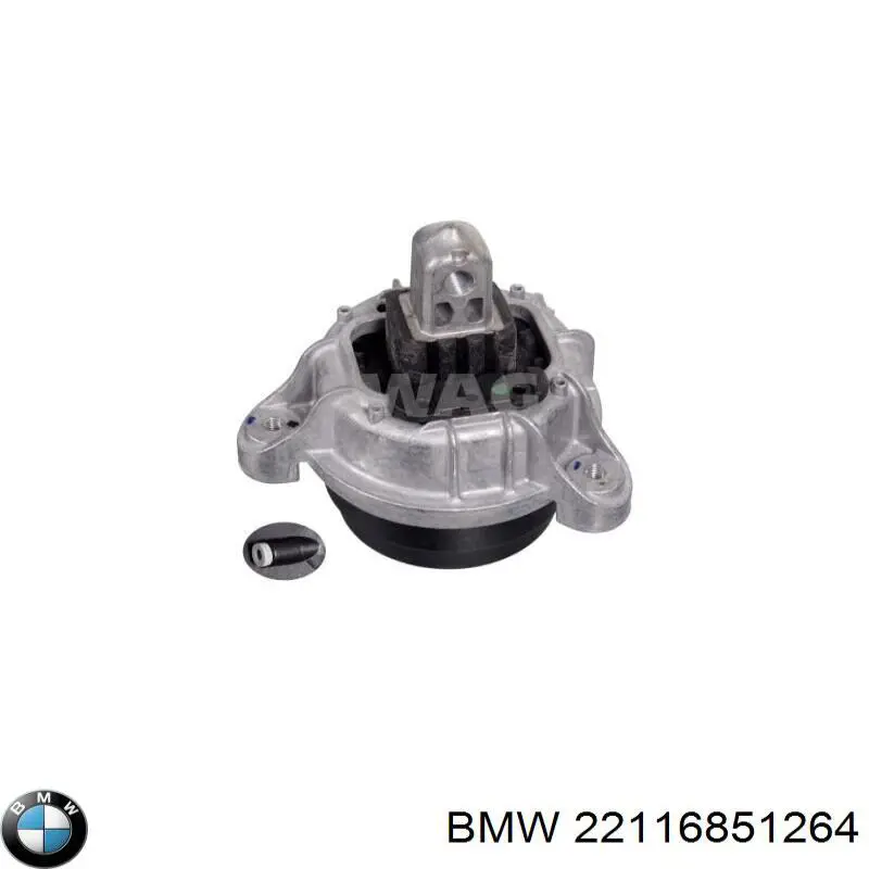 22116851264 BMW Poduszka (podpora) silnika prawa