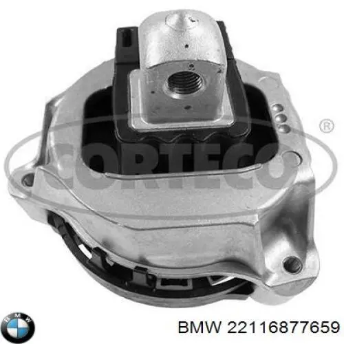Do koszyka 22116877659 BMW Poduszka (podpora) silnika lewa