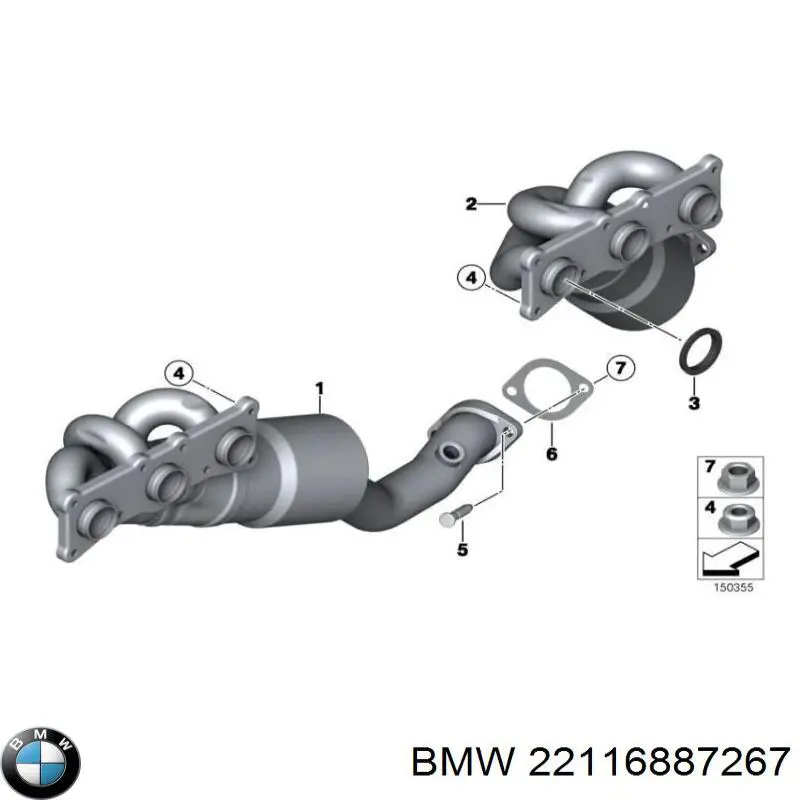 Poduszka (podpora) silnika lewa BMW 6793357 cena, od 200,43 USD