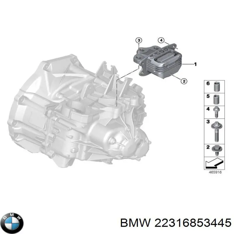 Poduszka (podpora) silnika lewa do BMW 2 (F44)