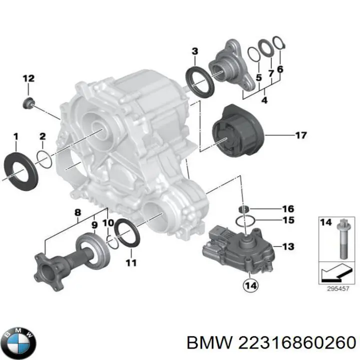 22316860260 BMW poduszka (podpora skrzyni rozdzielczej)