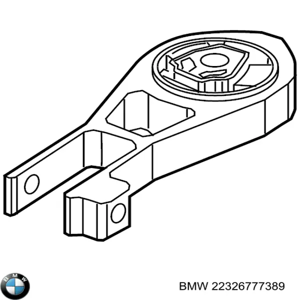 Do koszyka 22326777389 BMW Poduszka (podpora skrzyni rozdzielczej)