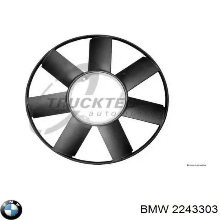 Do koszyka 2243303 BMW Wentylator (wirnik) chłodnicy