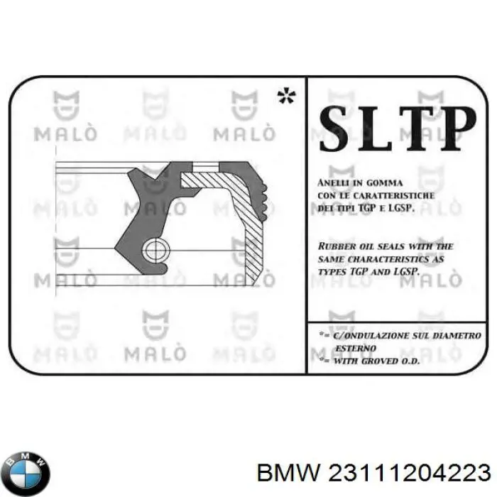 Do koszyka 23111204223 BMW Uszczelniacz cięgna zmiany biegów