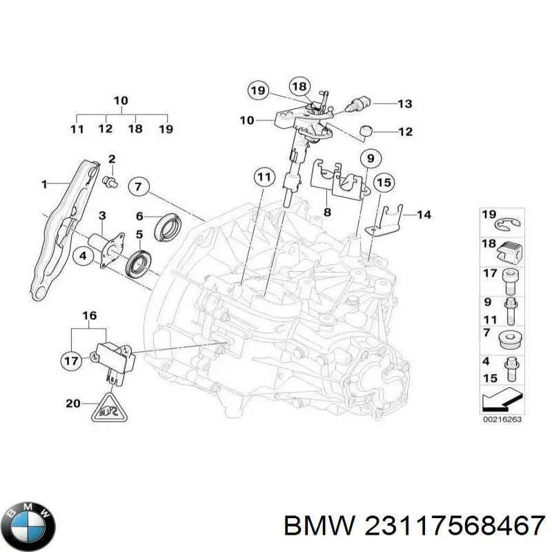 Widełki sprzęgła MINI Cooper hatchback (R56) (2005 - 2014) cena, od 84,46 USD