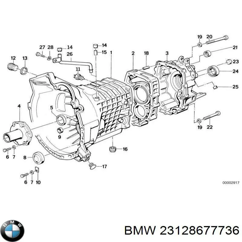 Do koszyka 23128677736 BMW Uszczelniacz cięgna zmiany biegów