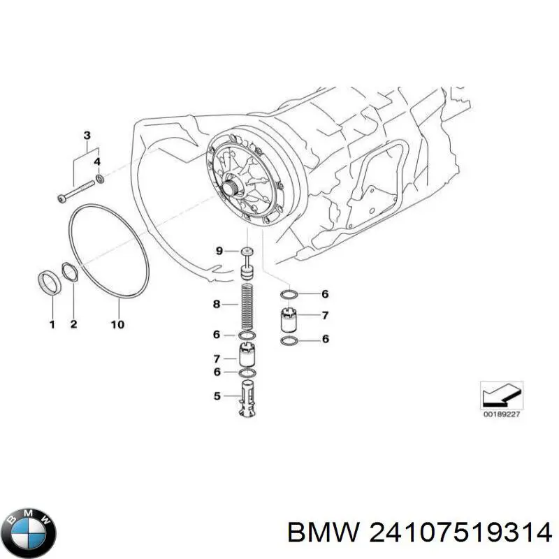 Do koszyka 0734317370 ZF Parts Zestaw naprawczy automatycznej skrzyni biegów