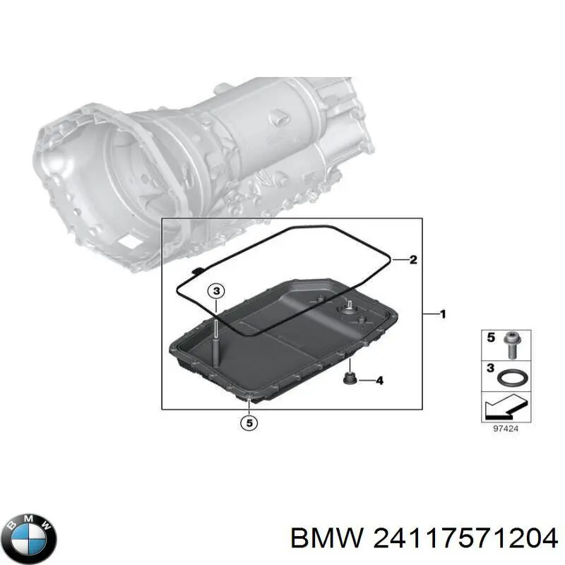 Do koszyka 0501323155 ZF Parts Uszczelka miski automatycznej/mechanicznej skrzyni biegów