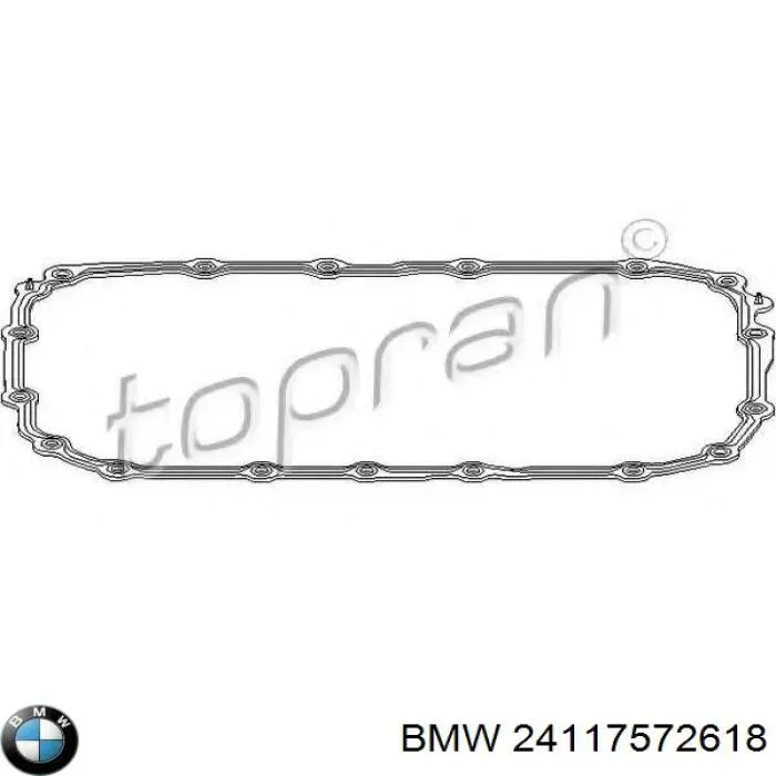 Uszczelka miski automatycznej/mechanicznej skrzyni biegów BMW 24117572618 cena, od 12,08 USD