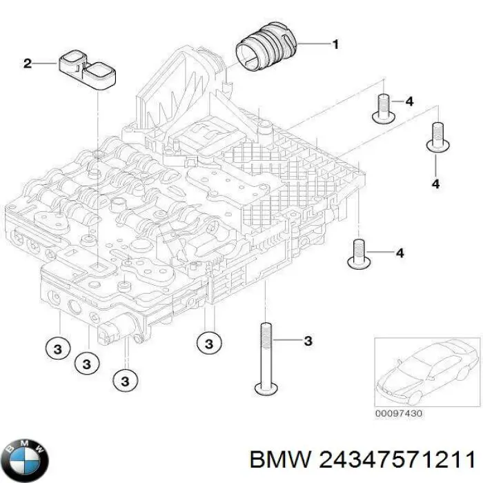 24347571211 BMW Uszczelka miski automatycznej/mechanicznej skrzyni biegów
